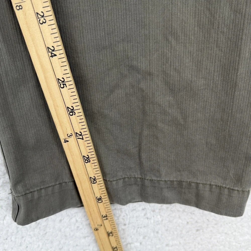 Banana Republic Chino Pants Mens 33x30 Green Regular Fit Canvas Straight Casual